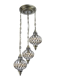 Marisa Crystal Ceiling Lights Diyas Multiple Crystal Pendants